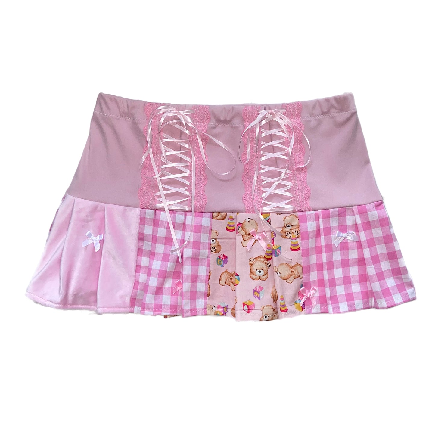 pink teddy skirt