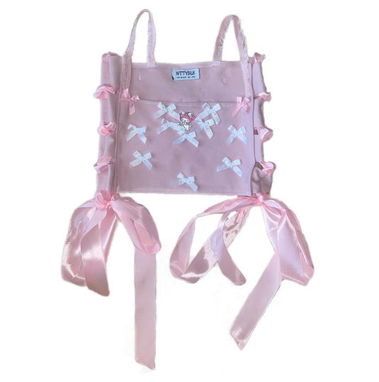 melody lace up top 𐙚