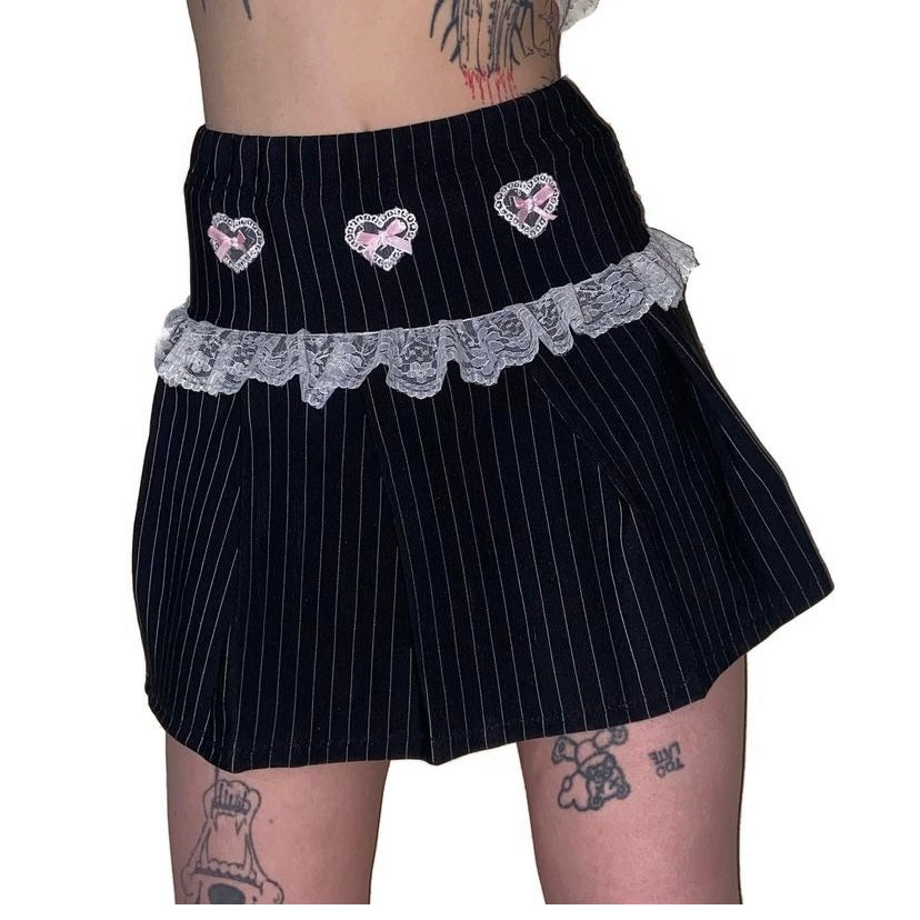dolly pinstripe skirt