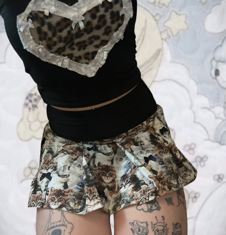 kitty meow skirt