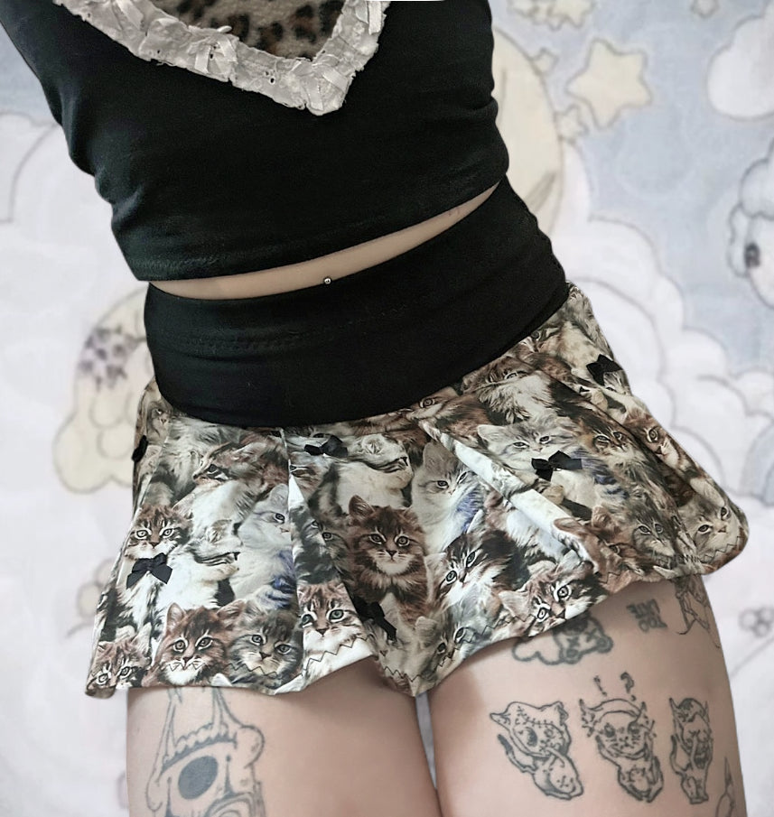 kitty meow skirt